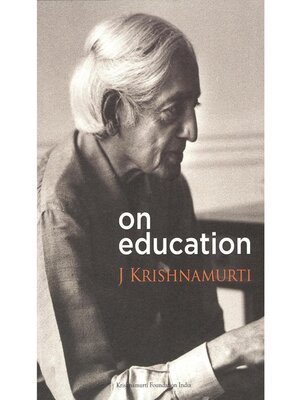 cover image of Krishnamurti on Education